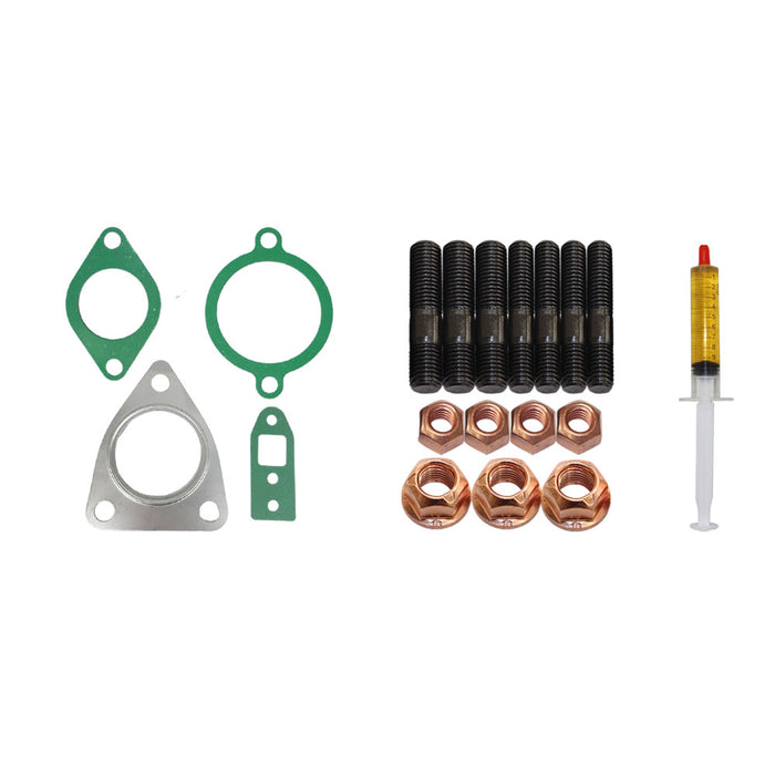 Turbo Charger Installation Stud, Gasket & Lubricant Kit For Toyota Hilux 1GD-FTV 2.8L