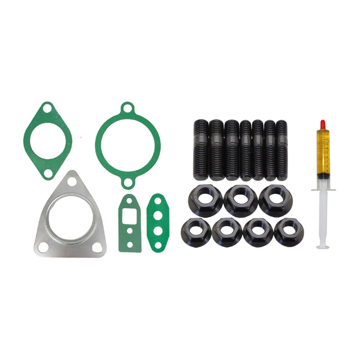 Upgrade Billet Turbo Charger With 52mm Intercooler & Hoses And Genuine Oil Feed Pipe For Toyota Hilux 1GD-FTV 2.8L 2015-2020