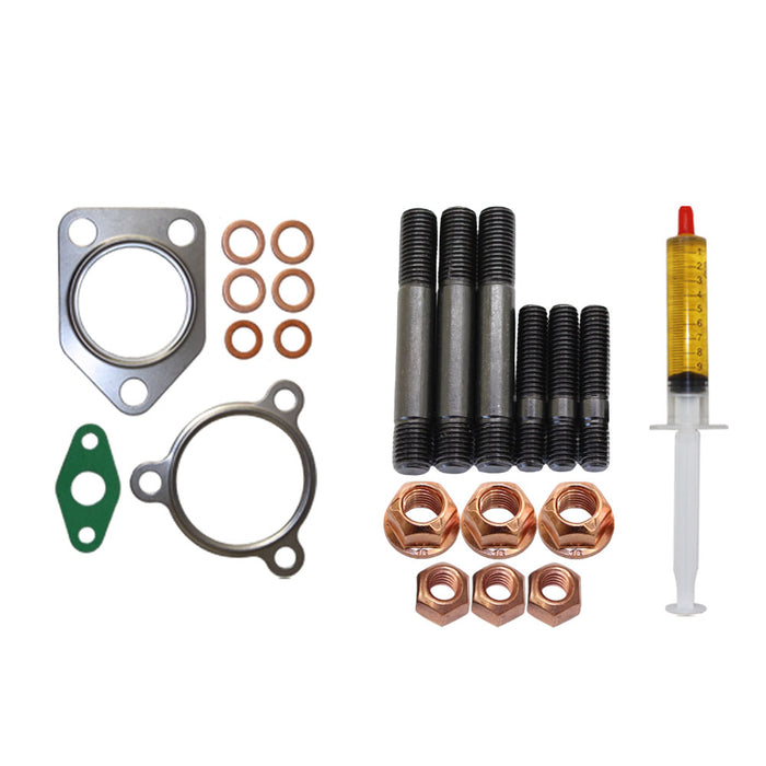 Turbo Charger Installation Stud, Gasket & Lubricant Kit For Hyundai iLoad/iMax D4CB 2.5L