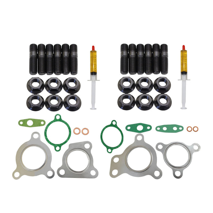 Turbo Charger Installation Stud, Gasket & Lubricant Kit For Toyota Landcruiser 200 Series 1VD-FTV 4.5L