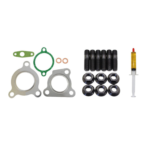 Turbo Charger Installation Stud, Gasket & Lubricant Kit For Toyota Landcruiser 200 Series 1VD-FTV 4.5L Passenger Side