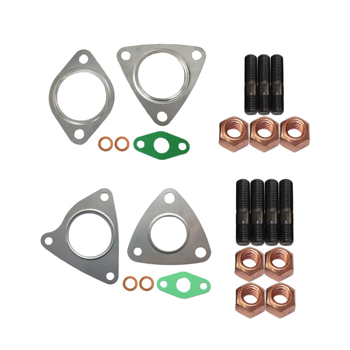 Twin Turbo Charger Installation Stud & Gasket Kit For Jaguar XF 3.0L