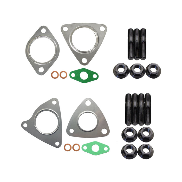 Twin Turbo Charger Installation Stud & Gasket Kit For Jaguar XJ 3.0L