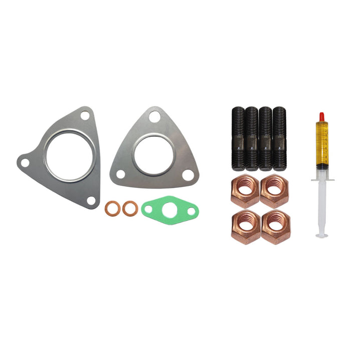 Turbo Charger Installation Stud, Gasket & Lubricant Kit For Land Rover Discovery 4 3.0L 2009 Onwards Passenger Side