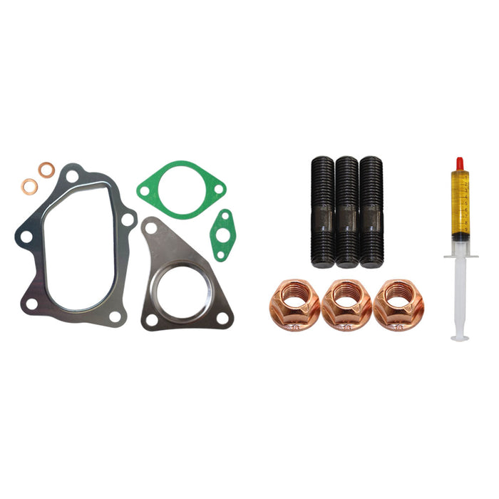 Turbo Charger Installation Stud, Gasket & Lubricant Kit For Subaru Impreza WRX GT EJ255 2.5L