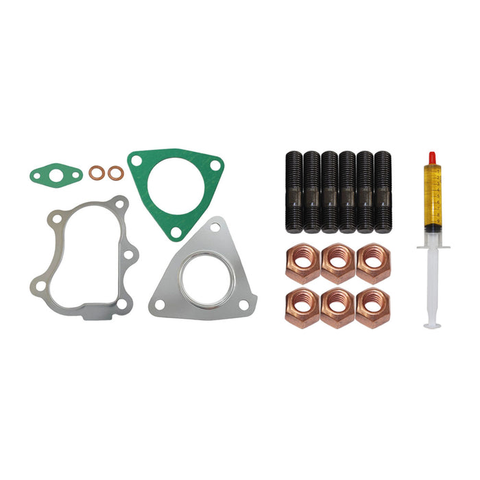 Turbo Charger Installation Stud, Gasket & Lubricant Kit For Nissan Navara D22 ZD30 3.0L