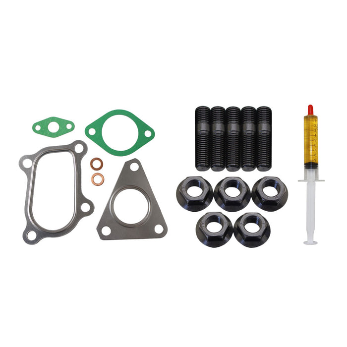 Turbo Charger Installation Stud, Gasket & Lubricant Kit For Nissan Navara D22 YD25 2.5L