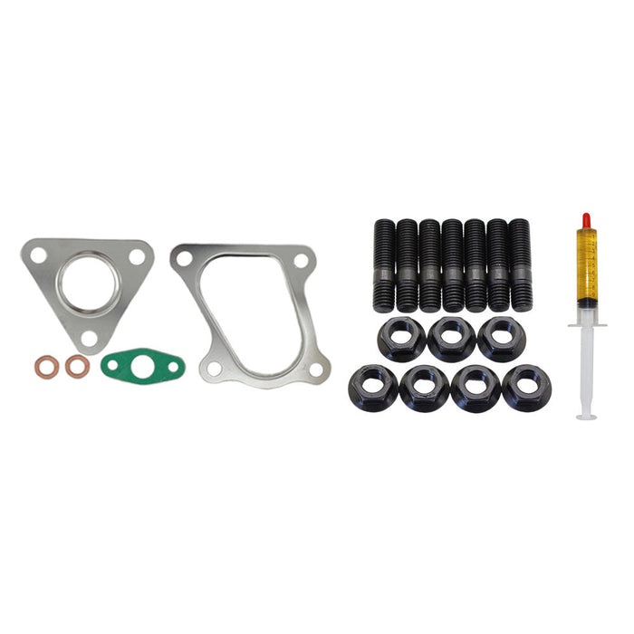 Turbo Charger Installation Stud, Gasket & Lubricant Kit For Mitsubishi Challenger 4D56 2.5L