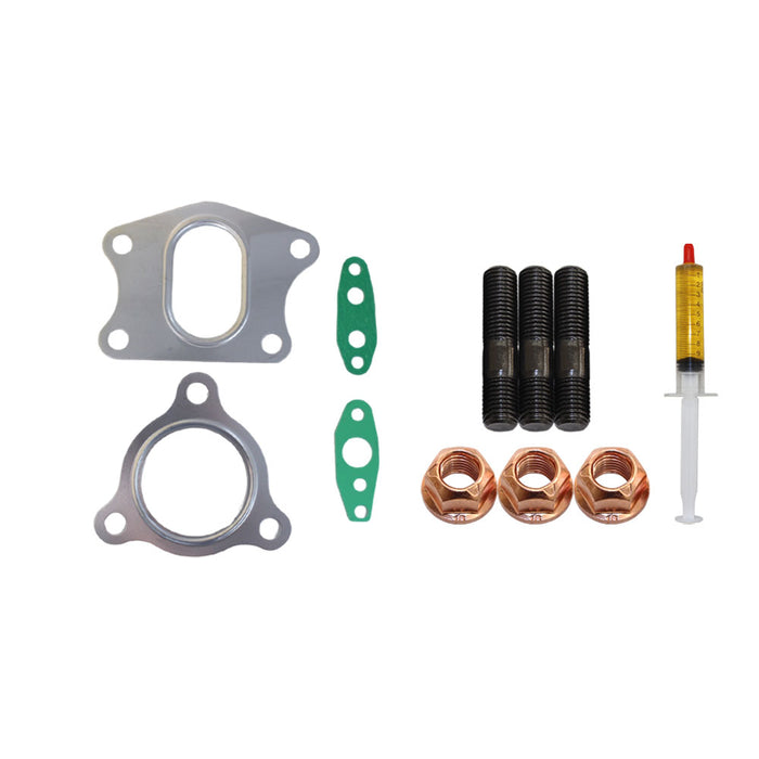 Turbo Charger Installation Stud, Gasket & Lubricant Kit For Mitsubishi Pajero 4M41 3.2L VT12