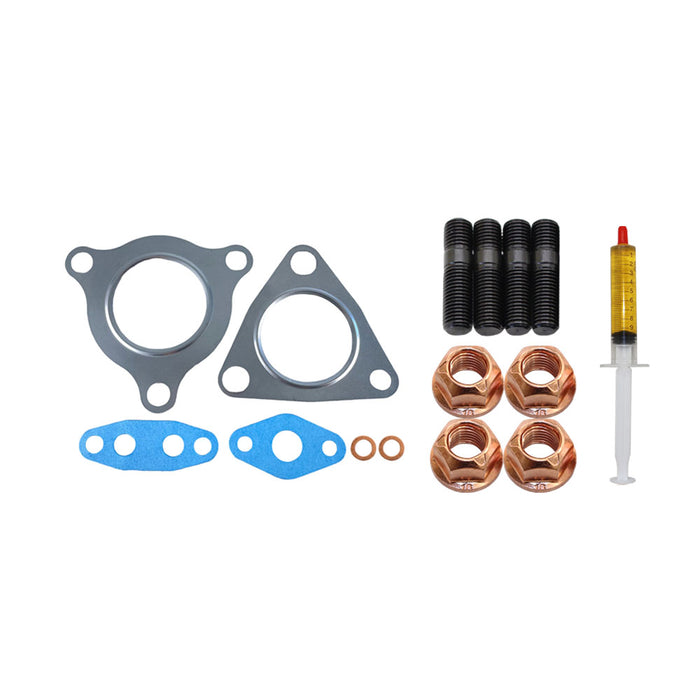 Turbo Charger Installation Stud, Gasket & Lubricant Kit For Mitsubishi Triton MN 4D56 2.5L 4WD