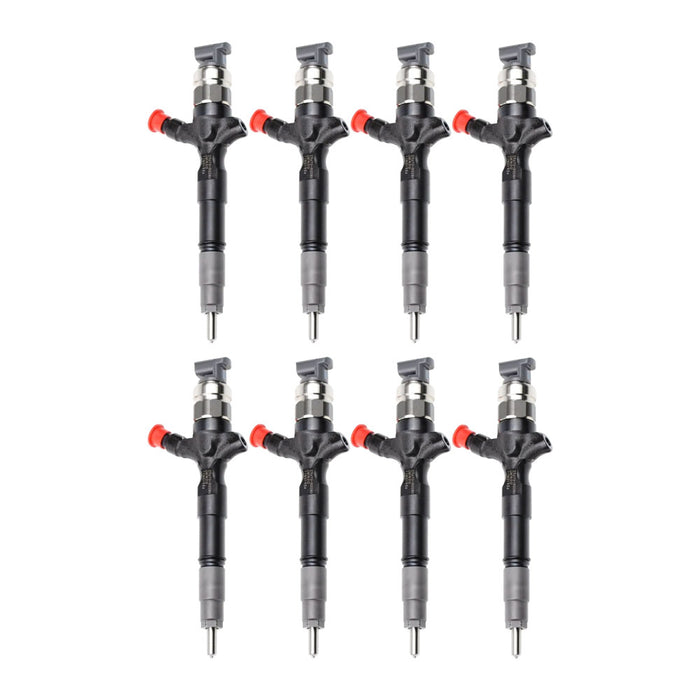 Set of 8-Genuine Denso Diesel Fuel Injector For Toyota LandCruiser 76/78/79 Series V8 1VD-FTV 4.5L Common Rail 2007 Onwards 095000-9770