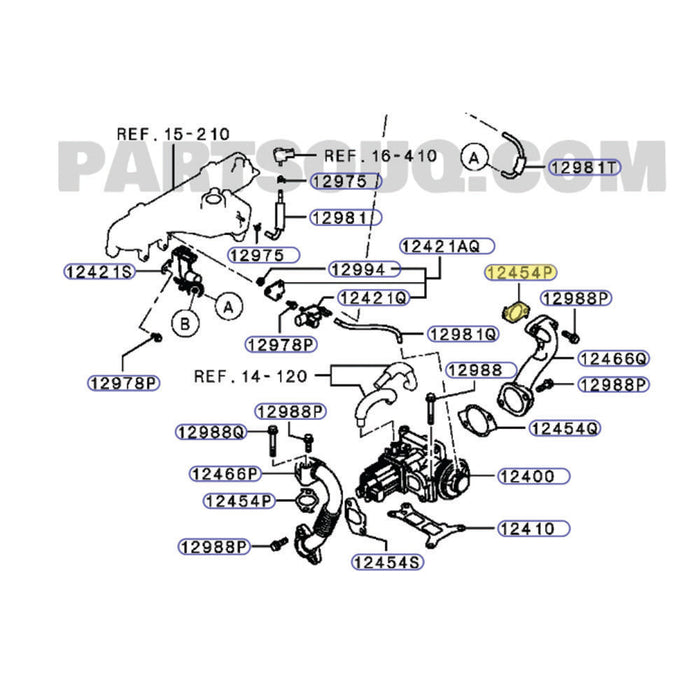 Genuine EGR Pipe Gasket For Mitsubishi ASX 4N14 2.2L