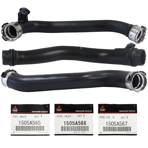 Genuine Hot Side Intercooler Hoses For Mitsubishi Outlander 4N14 2.2L