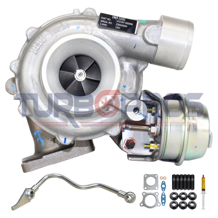Genuine Turbo Charger RHV4-VIIO With Genuine Oil Feed Pipe For Isuzu D-Max / MUX 4JJ1 3.0L VIIO