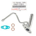 Genuine Turbo Charger Oil Feed & Return Pipe With Gaskets For Toyota LandCruiser 80 Series HDJ80 1HD-T 4.2L