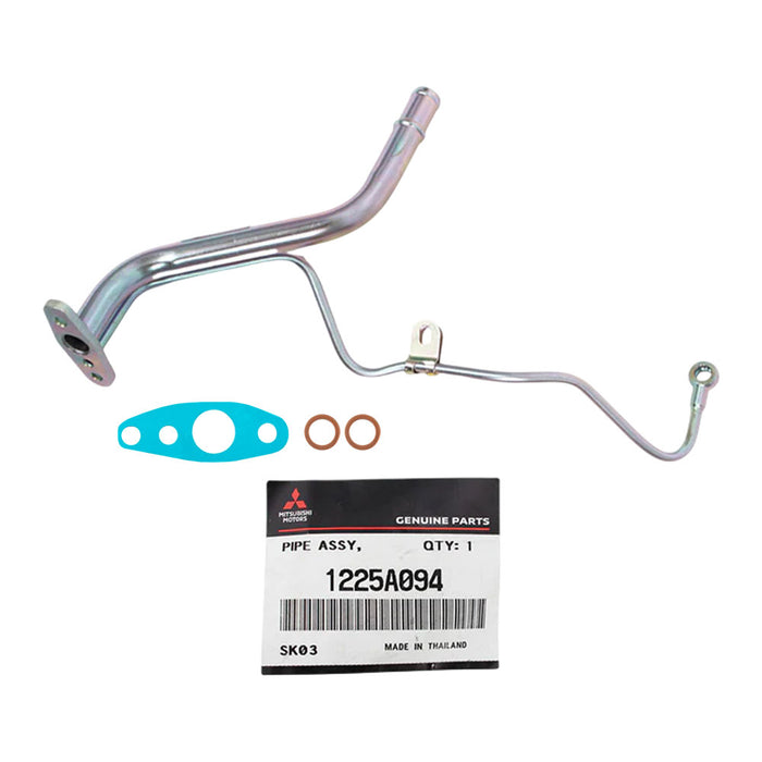 Genuine Turbo Charger Oil Feed & Return Pipe With Gaskets For Mitsubishi Pajero 4M41 3.2L VT13