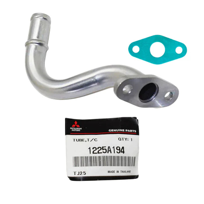 Genuine Turbo Charger Oil Feed & Return Pipe With Gaskets For Mitsubishi Triton MN/Challenger 4D56 2.5L