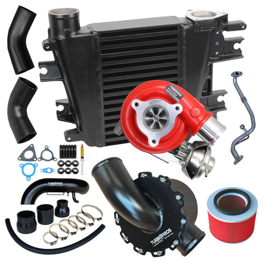 GEN1 High Flow Turbo, Intercooler, Airbox and Piping Kit For Nissan Patrol ZD30 3.0L Fits Early DI 2000-2002