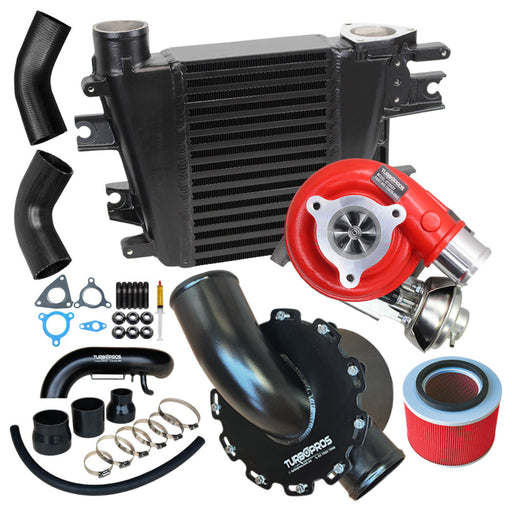 GEN1 High Flow Turbo, Intercooler, Airbox and Piping Kit For Nissan Patrol ZD30 3.0L Direct Injection 2000-2007