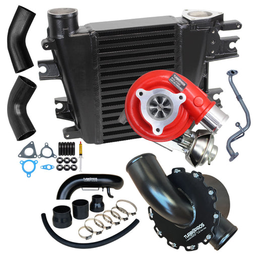 GEN1 High Flow Turbo, Intercooler, Airbox and Piping Kit For Nissan Patrol ZD30 3.0L Fits Early DI 2000-2002