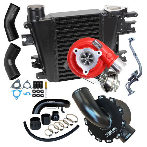 GEN1 High Flow Turbo, Intercooler, Airbox and Piping Kit For Nissan Patrol ZD30 3.0L Fits Late DI 01/2002-12/2006