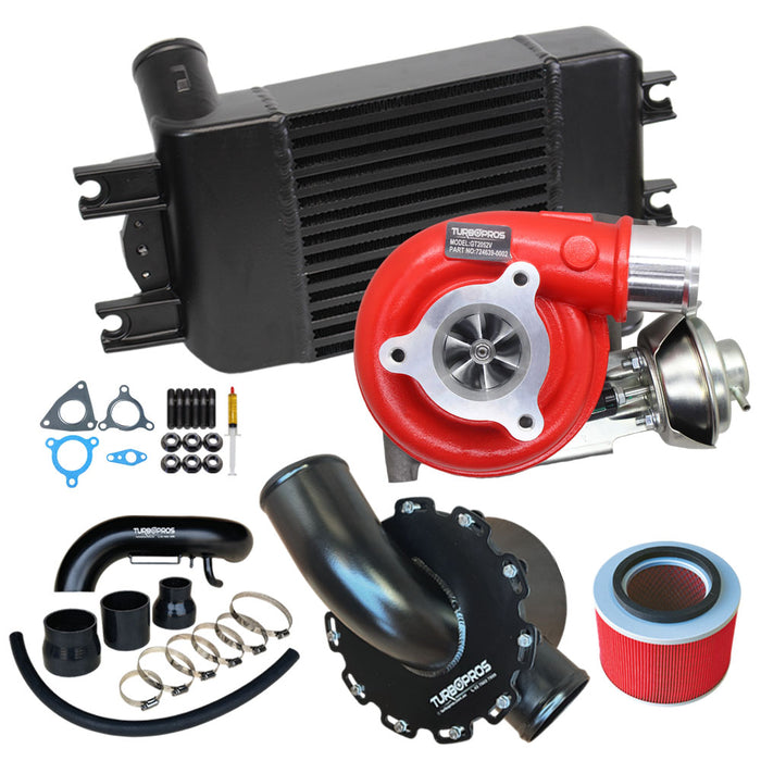 GEN1 High Flow Turbo, Intercooler, Airbox and Piping Kit For Nissan Patrol ZD30 3.0L