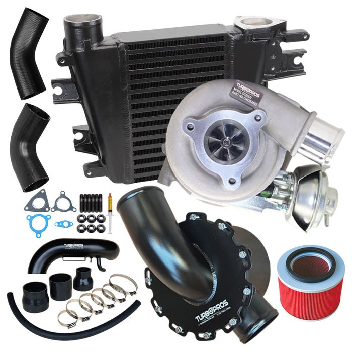 Upgrade Turbo, Intercooler, Airbox and Piping Kit For Nissan Patrol ZD30 3.0L Direct Injection 2000-2007