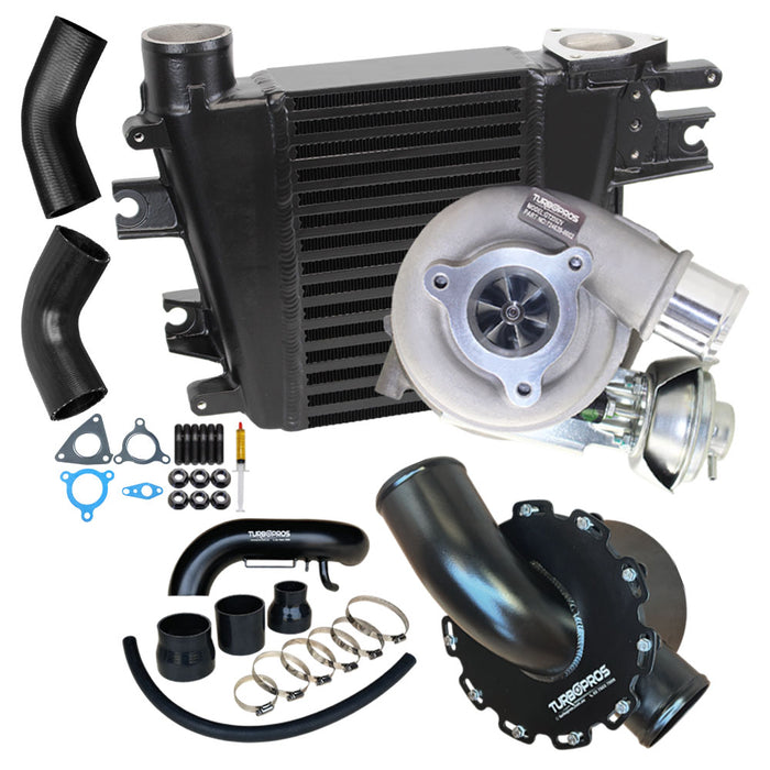 Upgrade Turbo, Intercooler, Airbox and Piping Kit For Nissan Patrol ZD30 3.0L Direct Injection 2000-2007