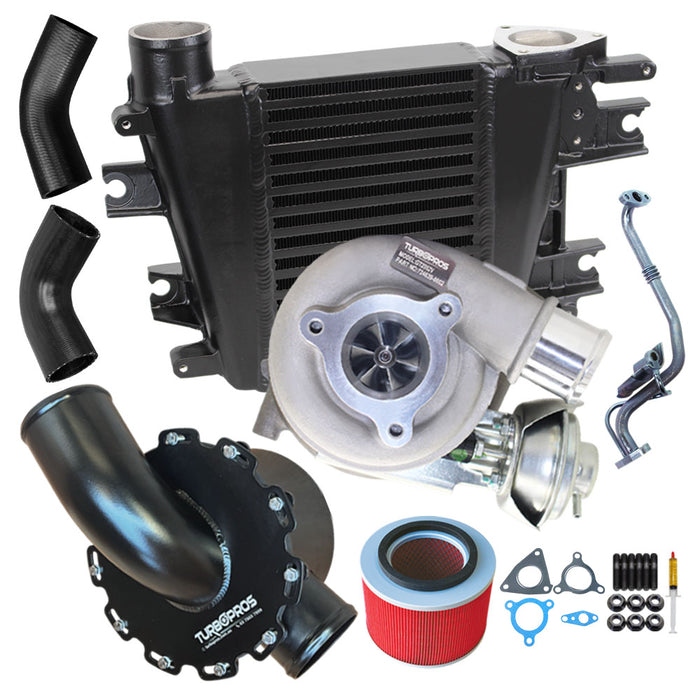 Upgrade Turbo, Intercooler and Air Box For Nissan Patrol GU ZD30 3.0L Fits Late DI 01/2002-12/2006