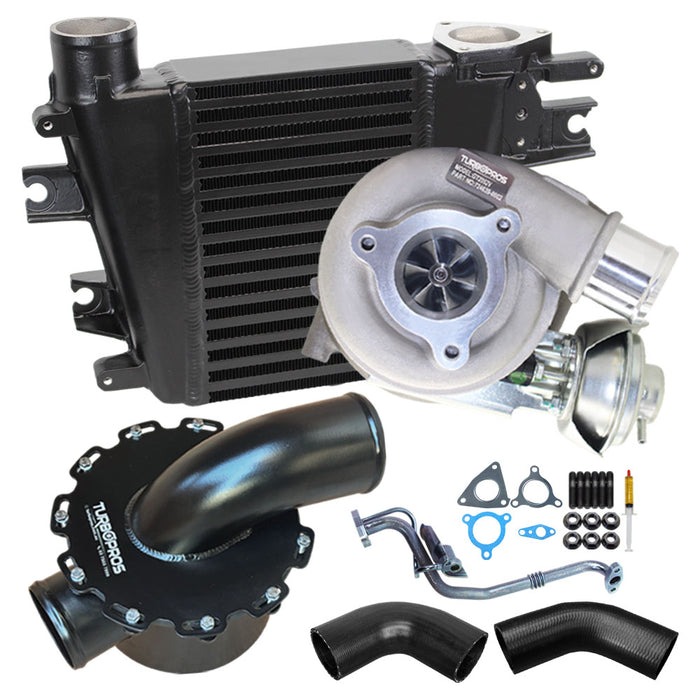 Upgrade Turbo, Intercooler and Air Box For Nissan Patrol GU ZD30 3.0L Fits Late DI 01/2002-12/2006
