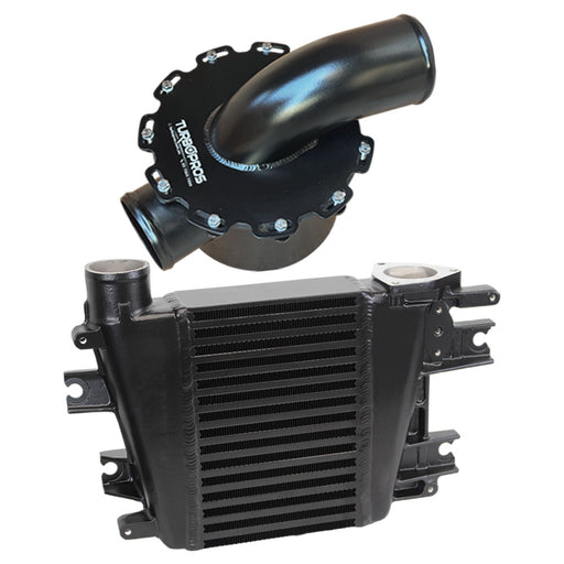 Upgrade Aluminium Intercooler and Air Box For Nissan Patrol ZD30 3.0L Direct Injection 2000-2007