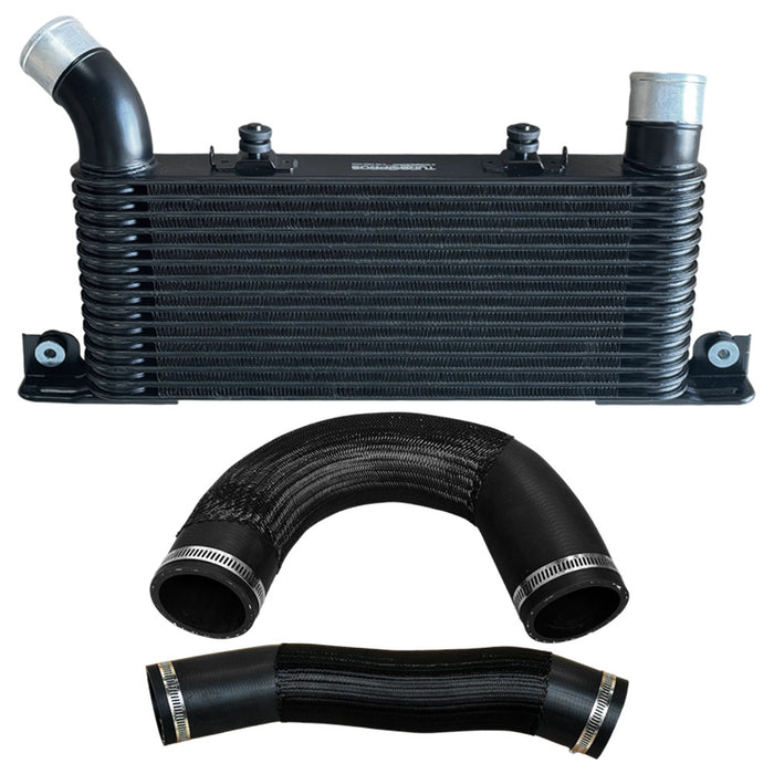 Upgrade Aluminium 64mm Intercooler & Hoses For Mitsubishi Pajero NM / NP 4M41 3.2L 2000-2006