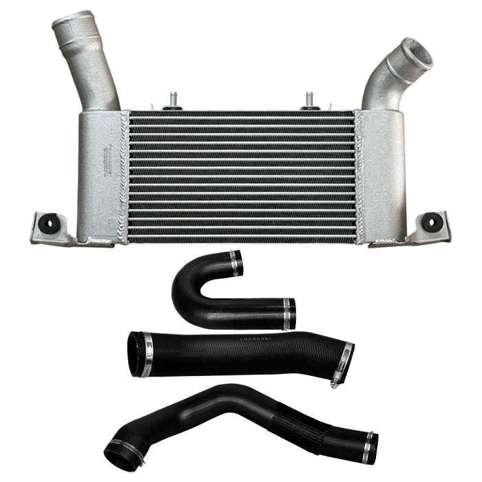 Upgrade Aluminium 64mm Intercooler & Hoses For Mitsubishi Pajero 4M41 3.2L