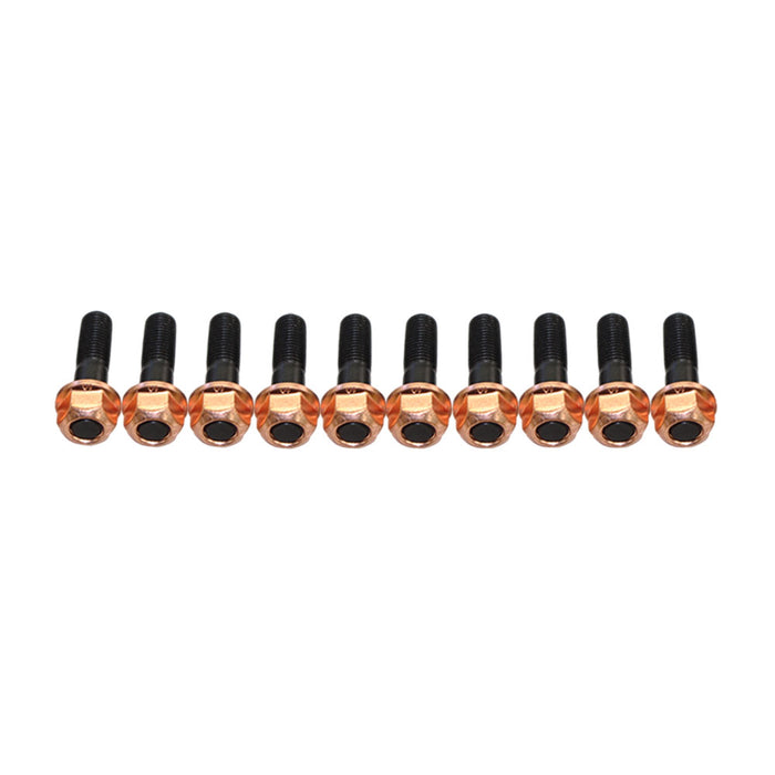 10 Pcs M10x1.25x45mm High Tensile Stud Kit for Manifold & Turbo