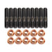10 Pcs M10x1.5x50mm High Tensile Stud Kit for Manifold & Turbo