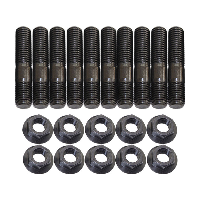 10 Pcs M10x1.5x50mm High Tensile Stud Kit for Manifold & Turbo