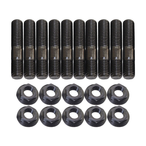 10 Pcs M10x1.25x50mm High Tensile Stud Kit for Manifold & Turbo