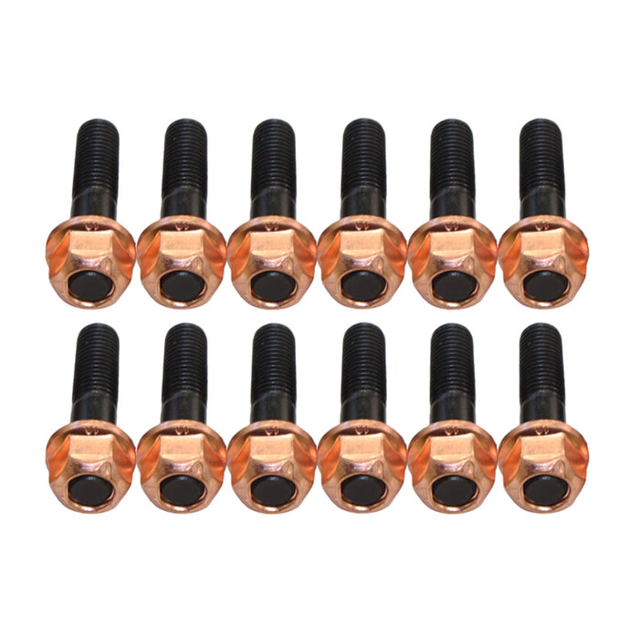 12 Pcs M10x1.5x50mm High Tensile Stud Kit for Manifold & Turbo