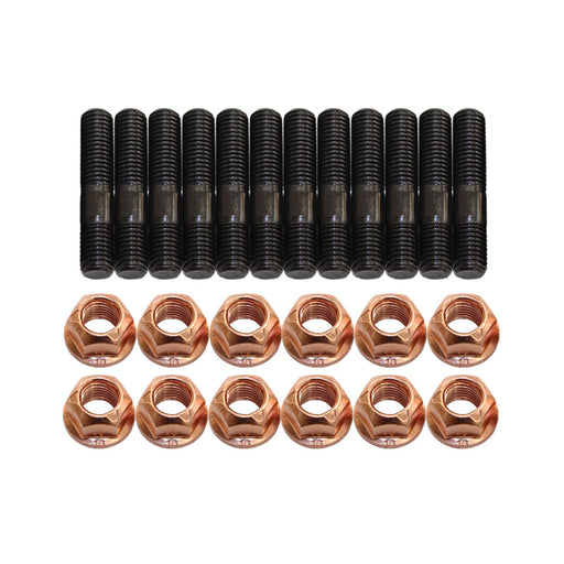 12 Pcs M10x1.5x50mm High Tensile Stud Kit for Manifold & Turbo