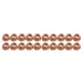 20 Pcs M10 x 1.25mm High Tensile Copper Nut Set