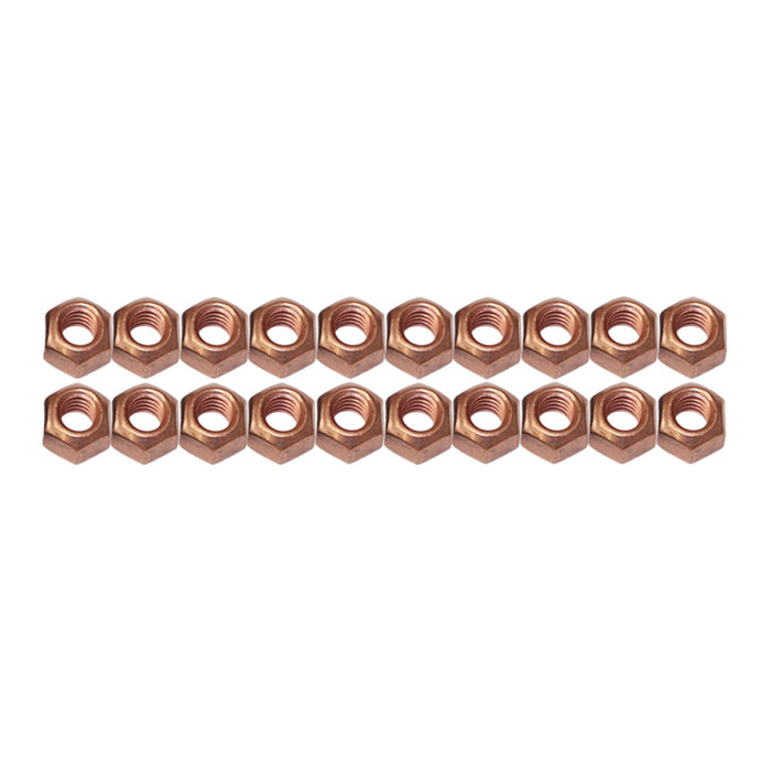 20 Pcs M8 x 1.25mm High Tensile Copper Nut Set