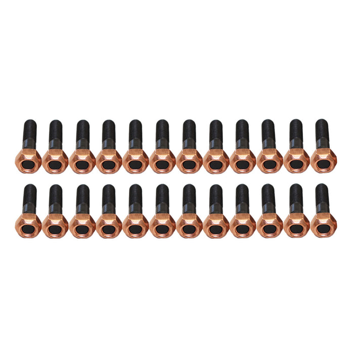 24 Pcs M8x1.25x40mm High Tensile Stud Kit for Manifold & Turbo