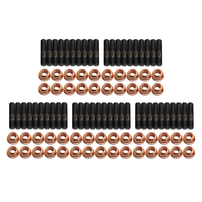 50 Pcs M10x1.25x45mm High Tensile Stud Kit for Manifold & Turbo 