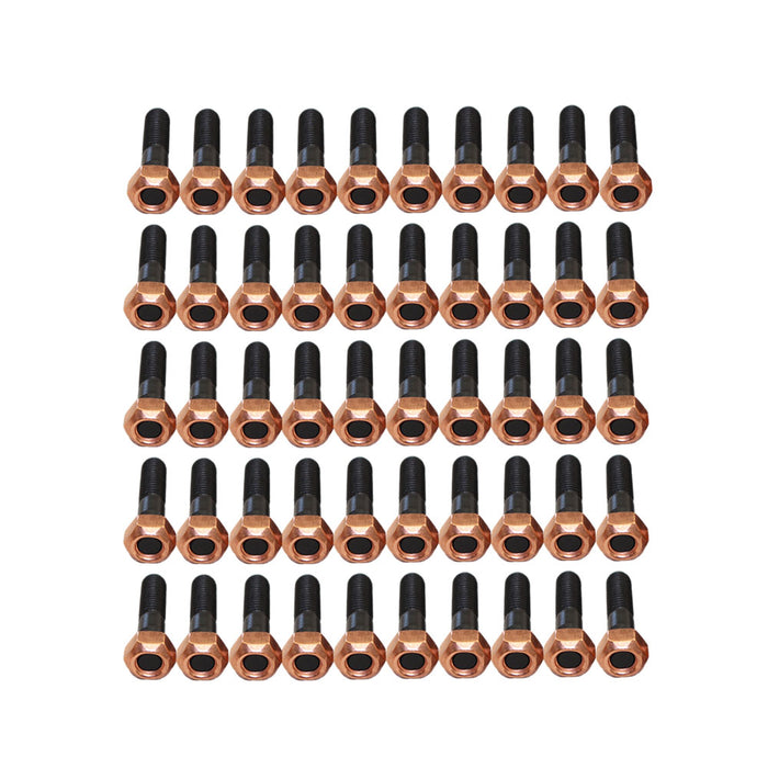 50 Pcs M8x1.25x40mm High Tensile Stud Kit for Manifold & Turbo