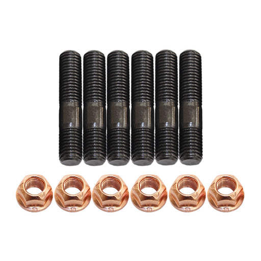 6 Pcs M10x1.25x55mm High Tensile Stud Kit for Manifold & Turbo