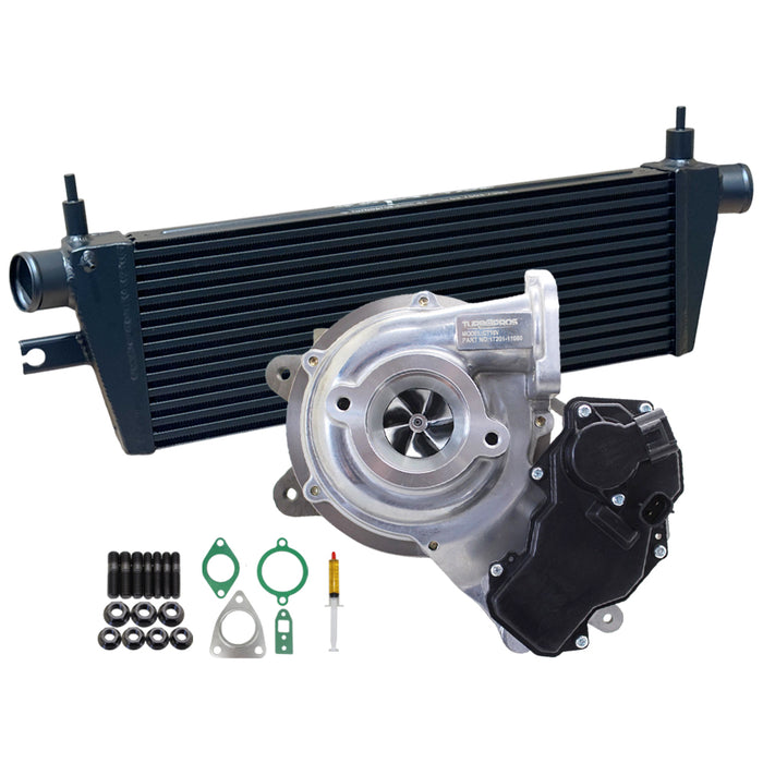 Upgrade Billet Turbo Charger With 52mm Intercooler For Toyota Hilux / Fortuner 1GD-FTV 2.8L 2015-2020