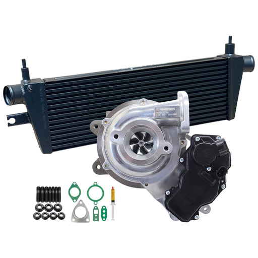 Upgrade Billet Turbo Charger With 52mm Intercooler For Toyota Hilux 1GD-FTV 2.8L 2015-2020