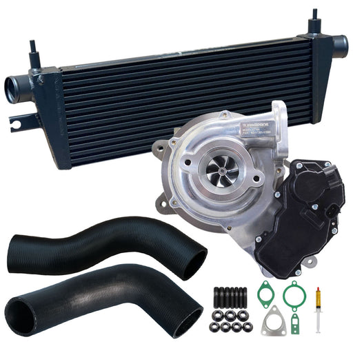 Upgrade Billet Turbo Charger With 52mm Intercooler & Hoses For Toyota Hilux 1GD-FTV 2.8L 2015-2020