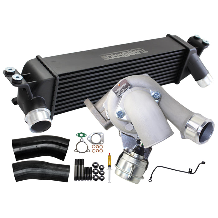Upgrade Billet Turbo Charger With 85mm Intercooler & Hoses And Genuine Oil Feed Pipe For Hyundai iLoad/iMax D4CB 2.5L 2008-2012