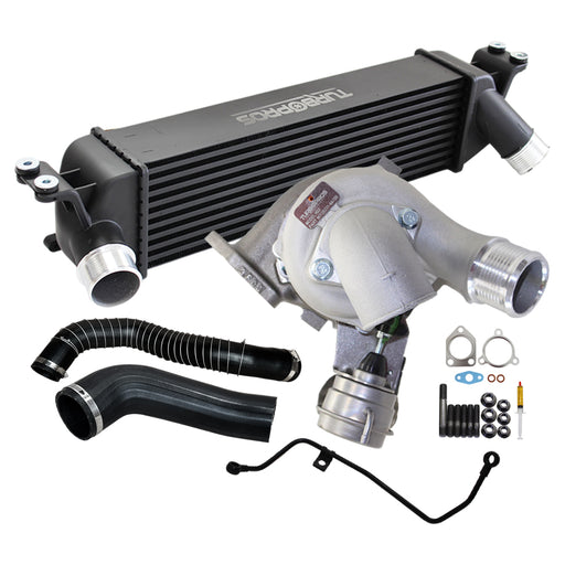 Upgrade Billet Turbo Charger With 85mm Intercooler & Hoses And Genuine Oil Feed Pipe For Hyundai iLoad / iMax D4CB 2.5L 2011-2014